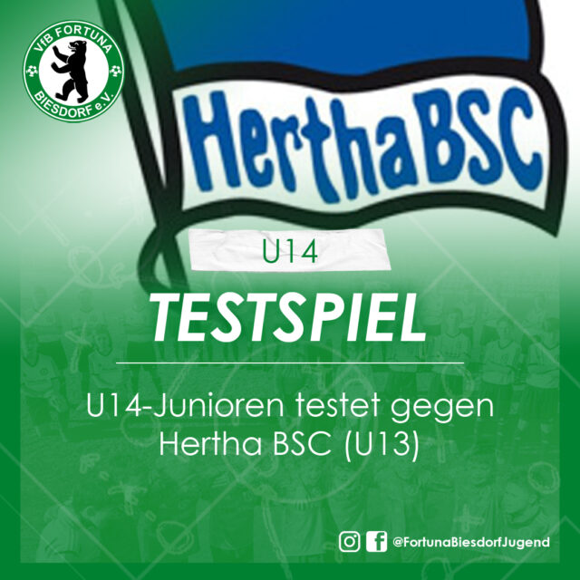 Fortuna Biesdorf vs. Hertha BSC (U13) am 16.08.20