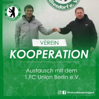 Kooperation mit dem 1.FC Union Berlin e.V,