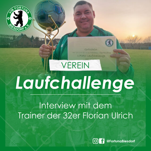 Laufchallenge: Interview mit dem 32er Trainer