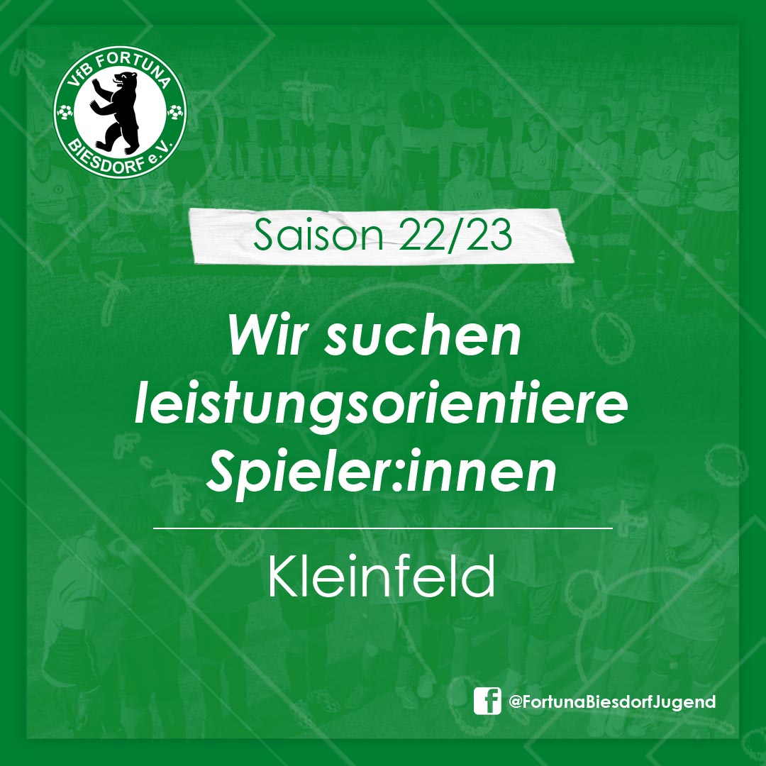 Kleinfeld 2022-2023