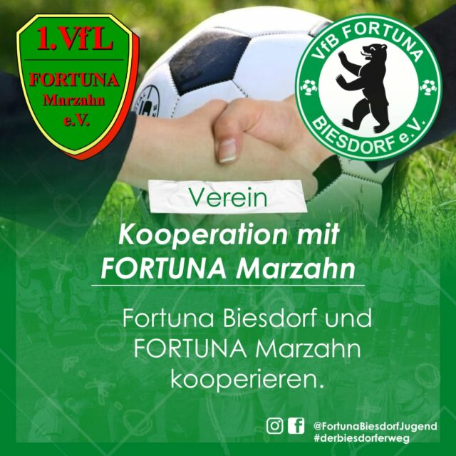 Kooperation mit dem 1. VfL FORTUNA Marzahn